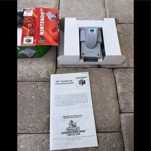Nintendo 64 rumble pak with box